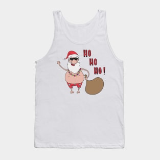 Ho, ho, ho! Santa Claus on Vacation Tank Top